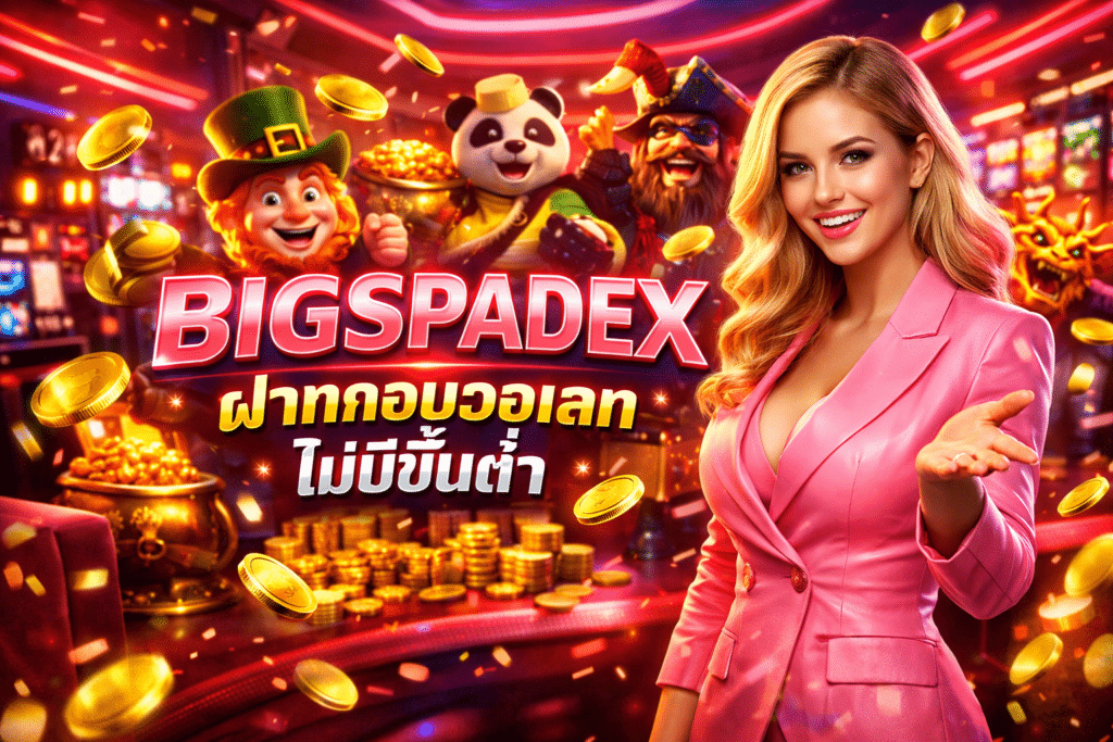 BIGSPADEX ฝากถอนวอเลท ไม่มีขั้นต่ำ